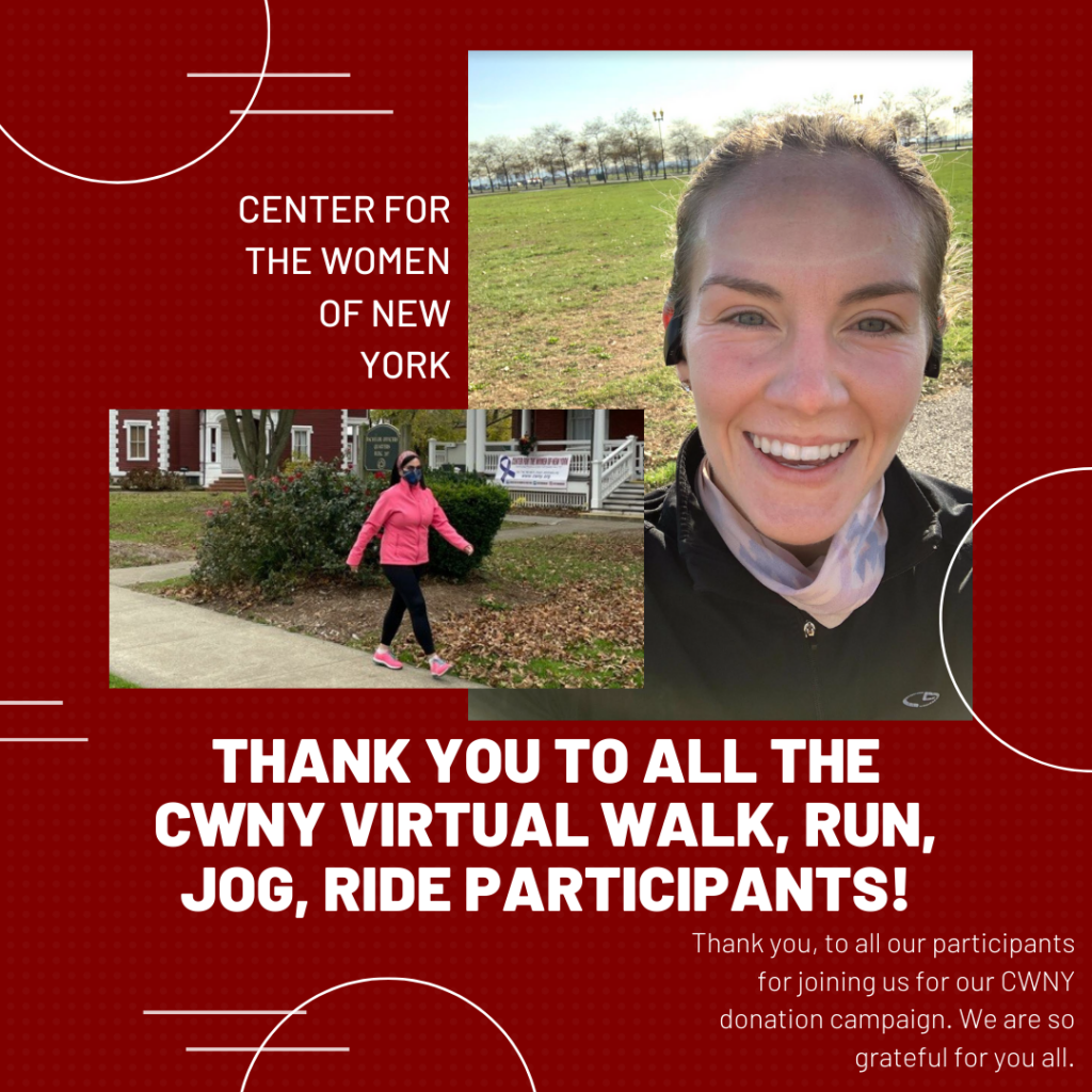 CWNY Run/Walk/Jog/Ride donation campaign thanks to participants image
