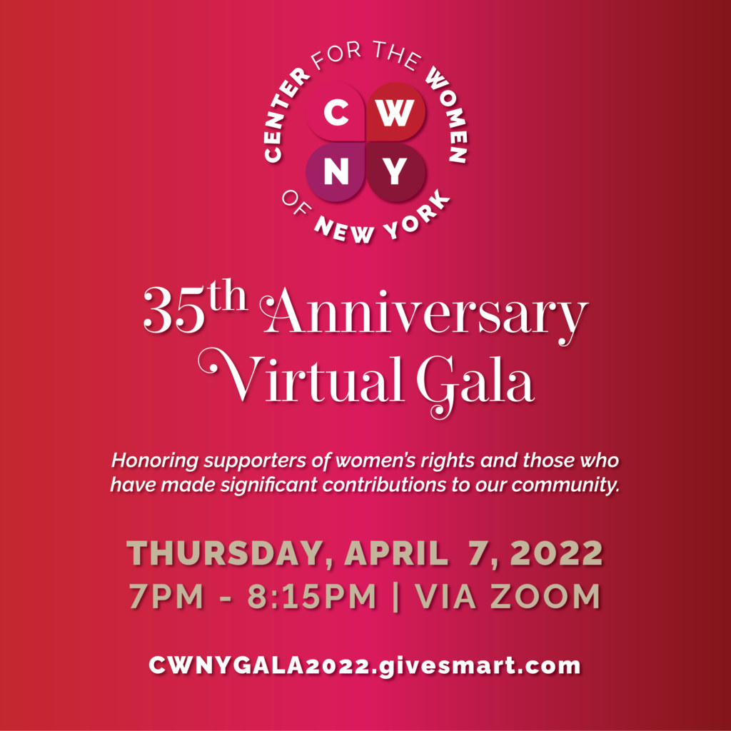 CWNY's 35th Anniversary Virtual Gala @ Zoom