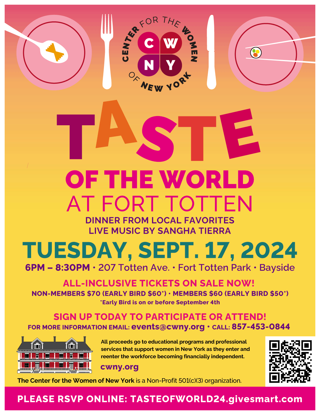 "Taste of the World at Fort Totten 2024" @ Fort Totten Park